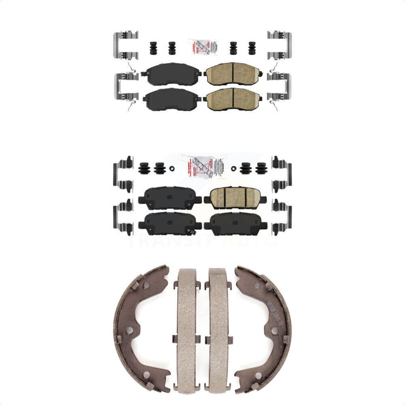 Transit Auto KNN-101065 Disc Brake Pad for 2007-2013 Nissan Altima - Front and Rear