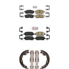 Transit Auto KNN-101066 Disc Brake Pad for 2007-2017 Nissan Juke, Nissan Sentra - Front and Rear