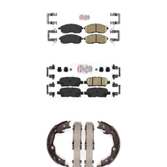 Transit Auto KNN-101068 Disc Brake Pad for 2007-2017 Nissan Juke, Nissan Sentra - Front and Rear