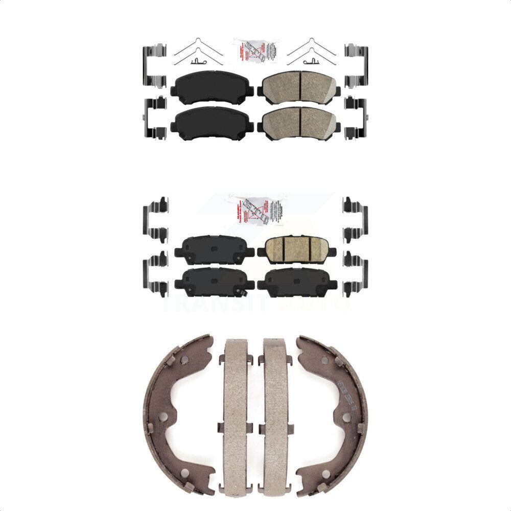 Transit Auto KNN-101071 Disc Brake Pad for 2009-2022 Nissan Maxima - Front and Rear