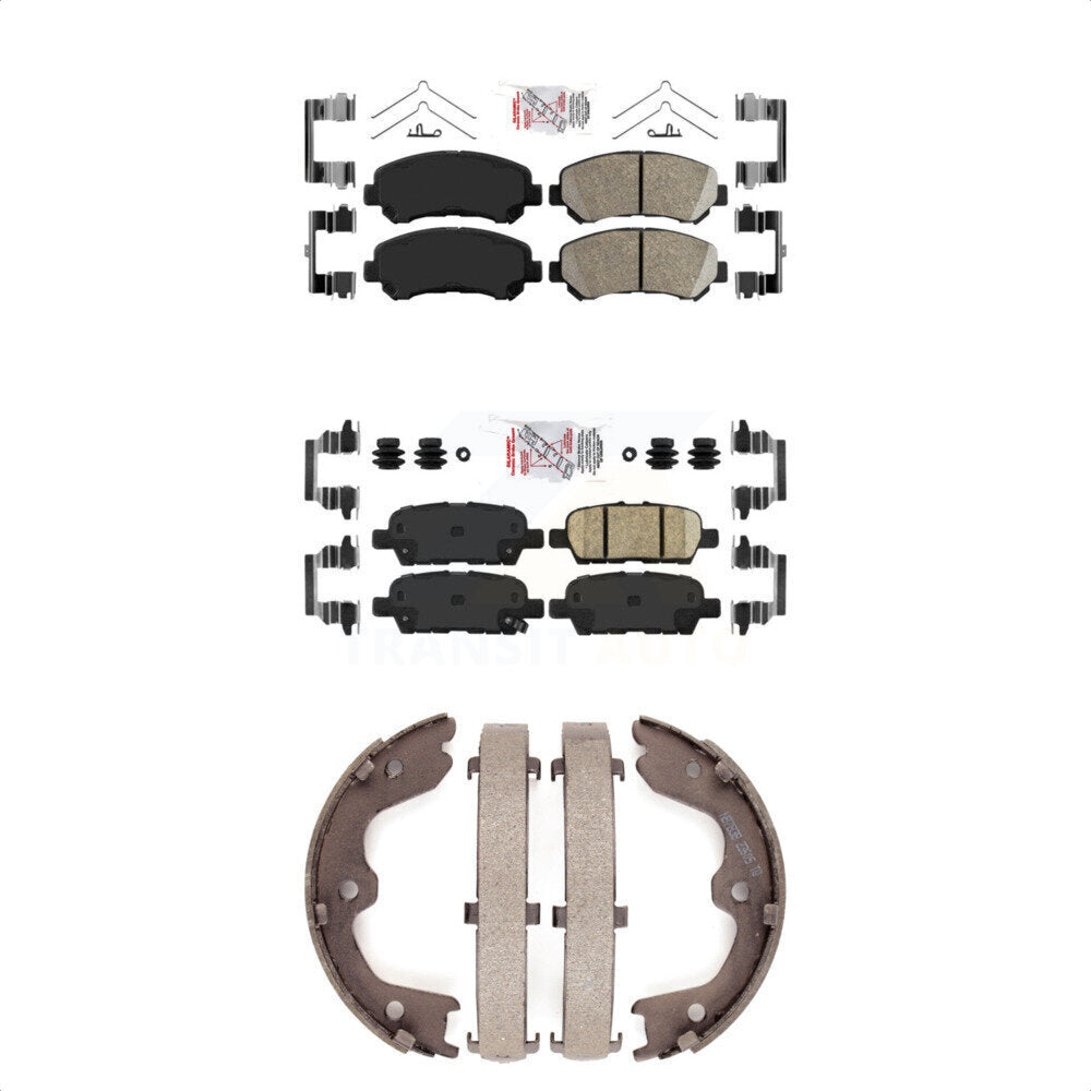 Transit Auto KNN-101073 Disc Brake Pad for 2009-2022 Nissan Maxima - Front and Rear