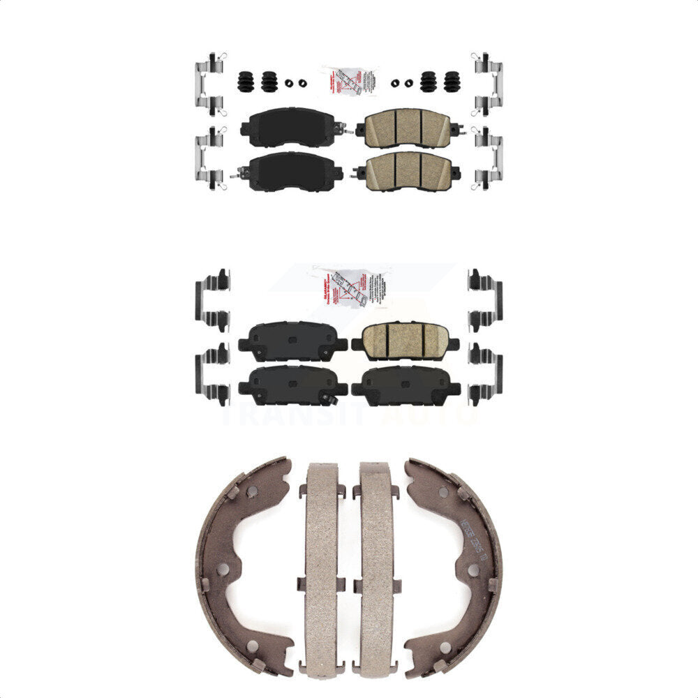 Transit Auto KNN-101074 Disc Brake Pad for 2013-2023 Nissan Altima - Front and Rear