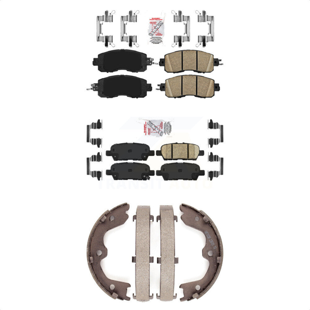 Transit Auto KNN-101075 Disc Brake Pad for 2013-2023 Nissan Altima - Front and Rear