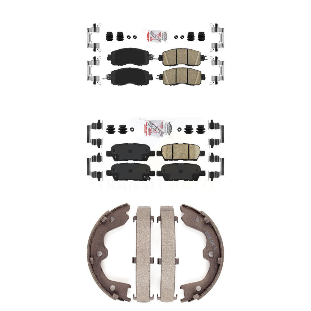 Transit Auto KNN-101076 Disc Brake Pad for 2013-2023 Nissan Altima - Front and Rear