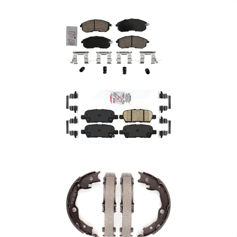 Transit Auto KNN-101078 Disc Brake Pad for 2013-2019 Nissan Sentra - Front and Rear