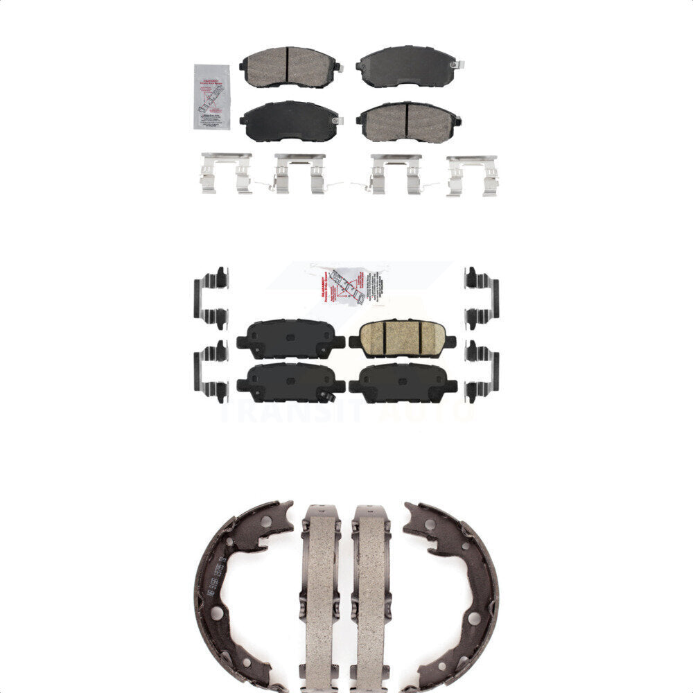 Transit Auto KNN-101079 Disc Brake Pad for 2013-2019 Nissan Sentra - Front and Rear