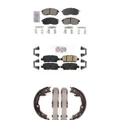 Transit Auto KNN-101079 Disc Brake Pad for 2013-2019 Nissan Sentra - Front and Rear