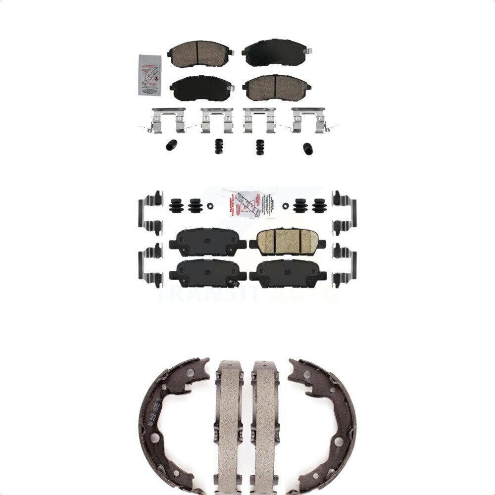 Transit Auto KNN-101080 Disc Brake Pad for 2013-2019 Nissan Sentra - Front and Rear