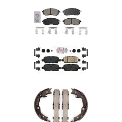 Transit Auto KNN-101081 Disc Brake Pad for 2013-2019 Nissan Sentra - Front and Rear