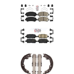 Transit Auto KNN-101082 Disc Brake Pad for 2007-2017 Nissan Juke, Nissan Rogue Select and More - Front and Rear
