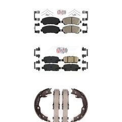 Transit Auto KNN-101083 Disc Brake Pad for 2007-2017 Nissan Juke, Nissan Rogue Select and More - Front and Rear