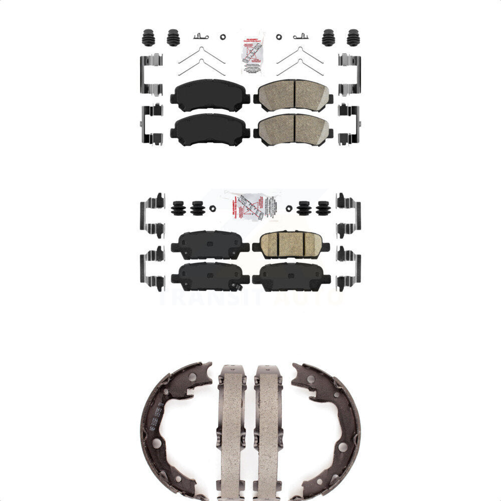 Transit Auto KNN-101084 Disc Brake Pad for 2007-2017 Nissan Juke, Nissan Rogue Select and More - Front and Rear