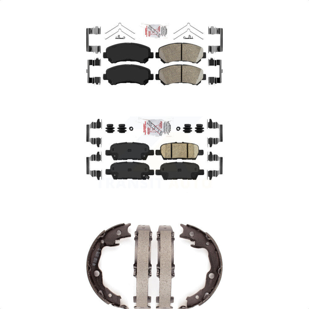 Transit Auto KNN-101085 Disc Brake Pad for 2007-2017 Nissan Juke, Nissan Rogue Select and More - Front and Rear