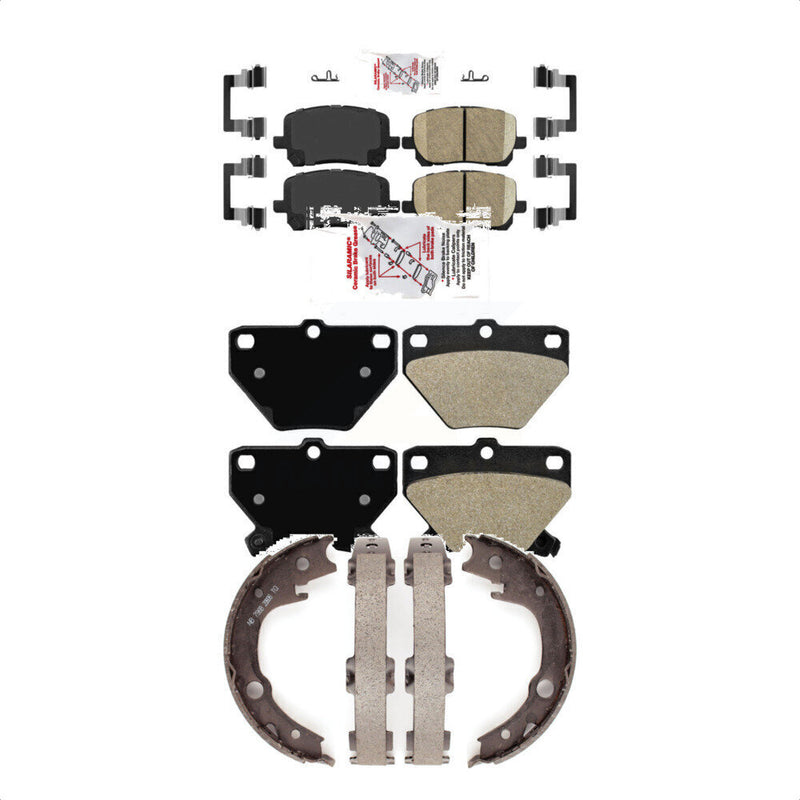 Transit Auto KNN-101086 Disc Brake Pad for 2003-2008 Pontiac Vibe, Toyota Corolla, Toyota Matrix - Front and Rear