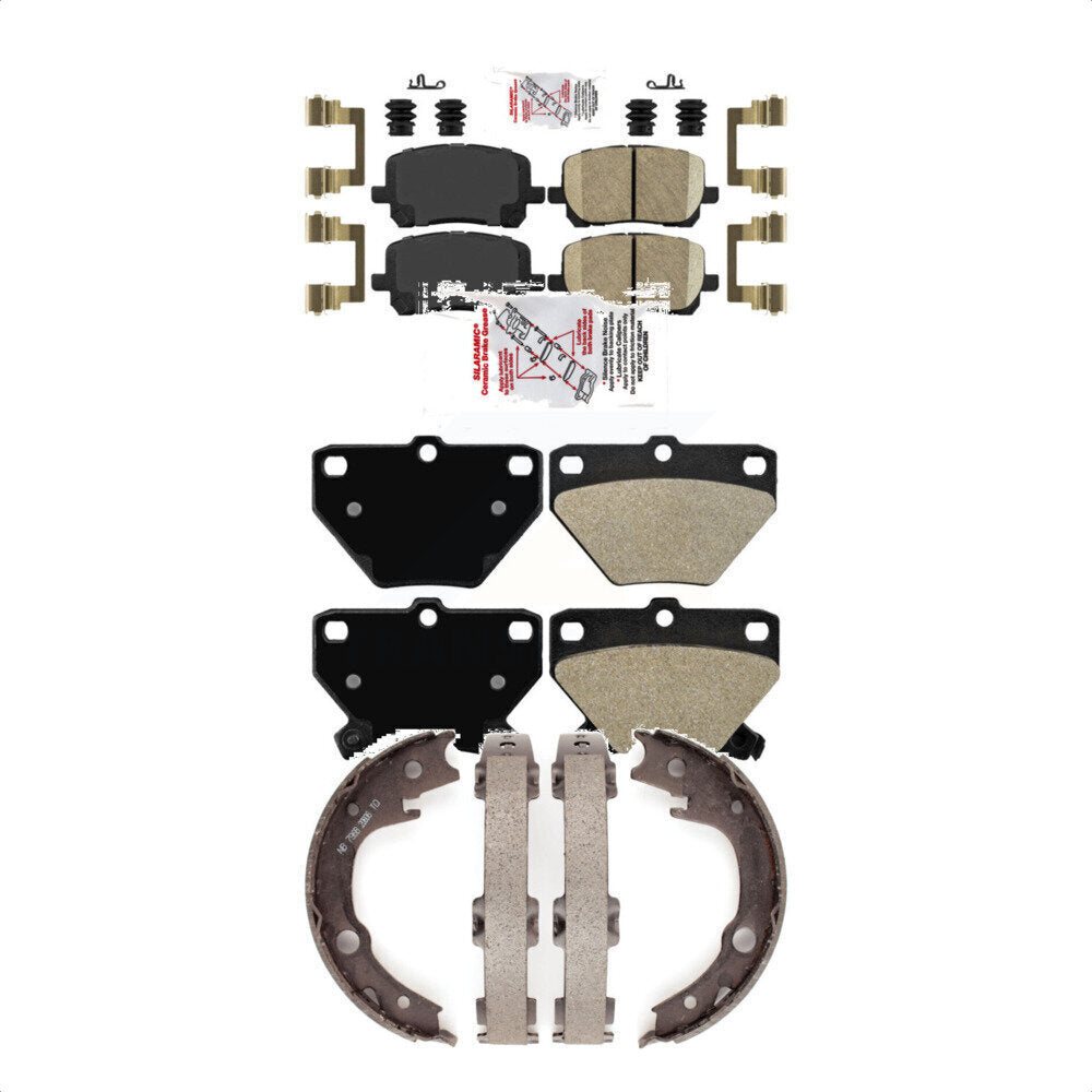 Transit Auto KNN-101087 Disc Brake Pad for 2003-2008 Pontiac Vibe, Toyota Corolla, Toyota Matrix - Front and Rear