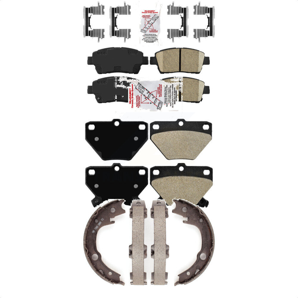 Transit Auto KNN-101090 Disc Brake Pad for 2000 Toyota Celica - Front and Rear