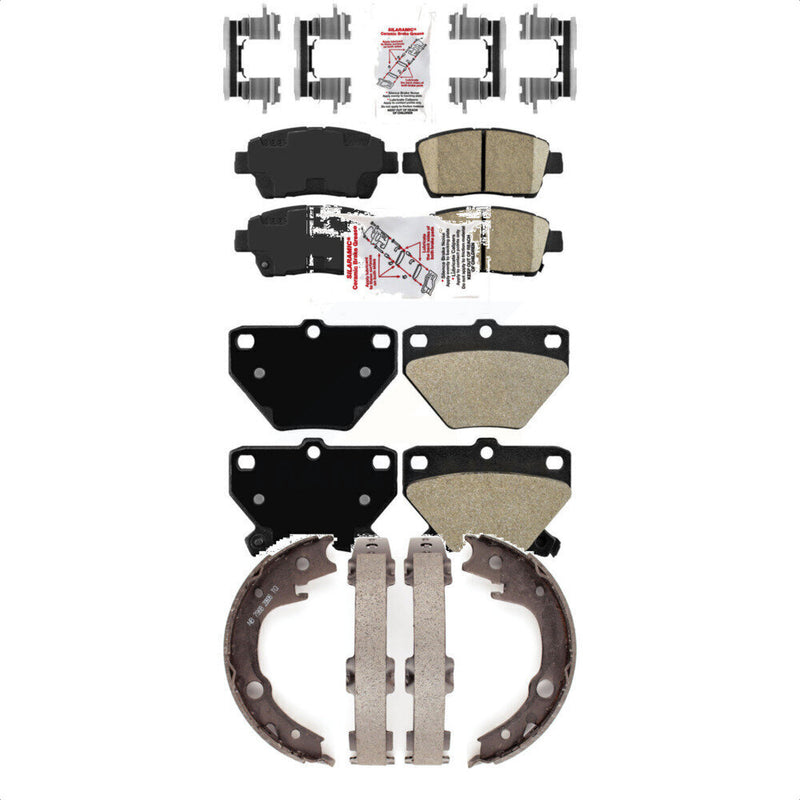 Transit Auto KNN-101090 Disc Brake Pad for 2000 Toyota Celica - Front and Rear