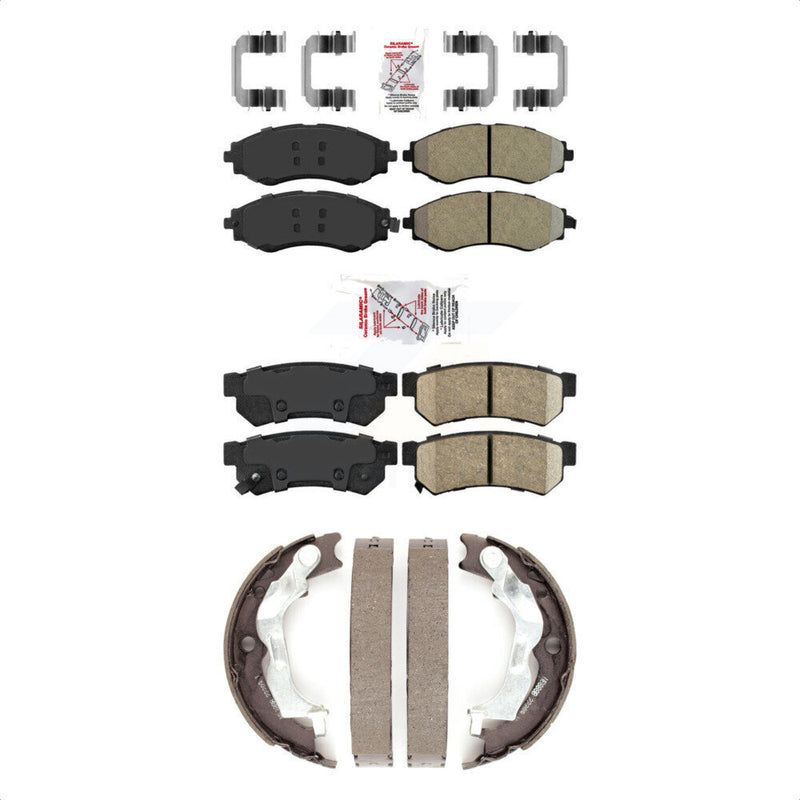 Transit Auto KNN-101091 Disc Brake Pad for 2014-2015 Chevrolet Spark EV - Front and Rear