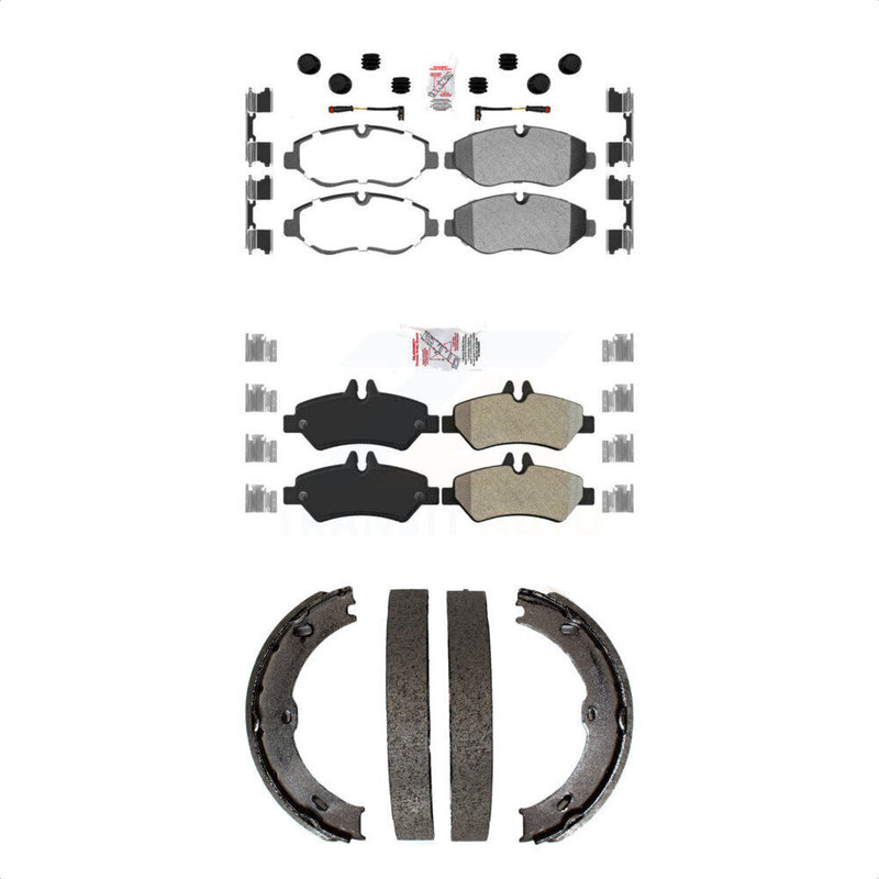 Transit Auto KNN-101097 Disc Brake Pad for 2007-2018 Mercedes-Benz Sprinter 2500, Dodge Sprinter 2500, Freightliner Sprinter 2500 - Front and Rear