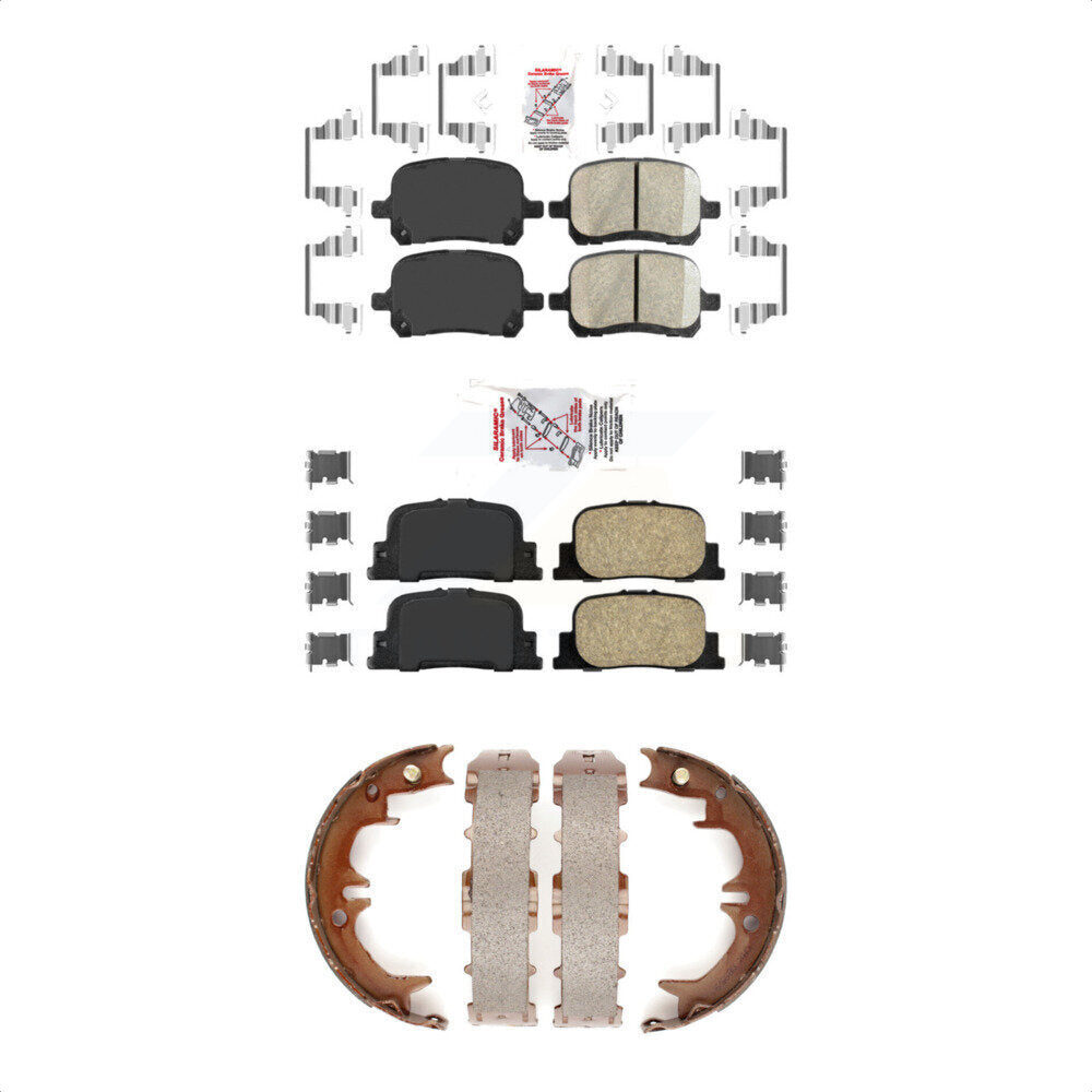 Transit Auto KNN-101101 Disc Brake Pad for 1999-2001 Lexus ES300, Toyota Camry - Front and Rear