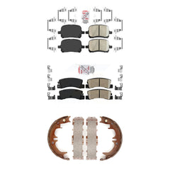 Transit Auto KNN-101102 Disc Brake Pad for 1997-2001 Toyota Solara, Lexus ES300 and More - Front and Rear