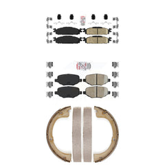 Transit Auto KNN-101104 Disc Brake Pad for 2010-2012 Lincoln MKT - Front and Rear