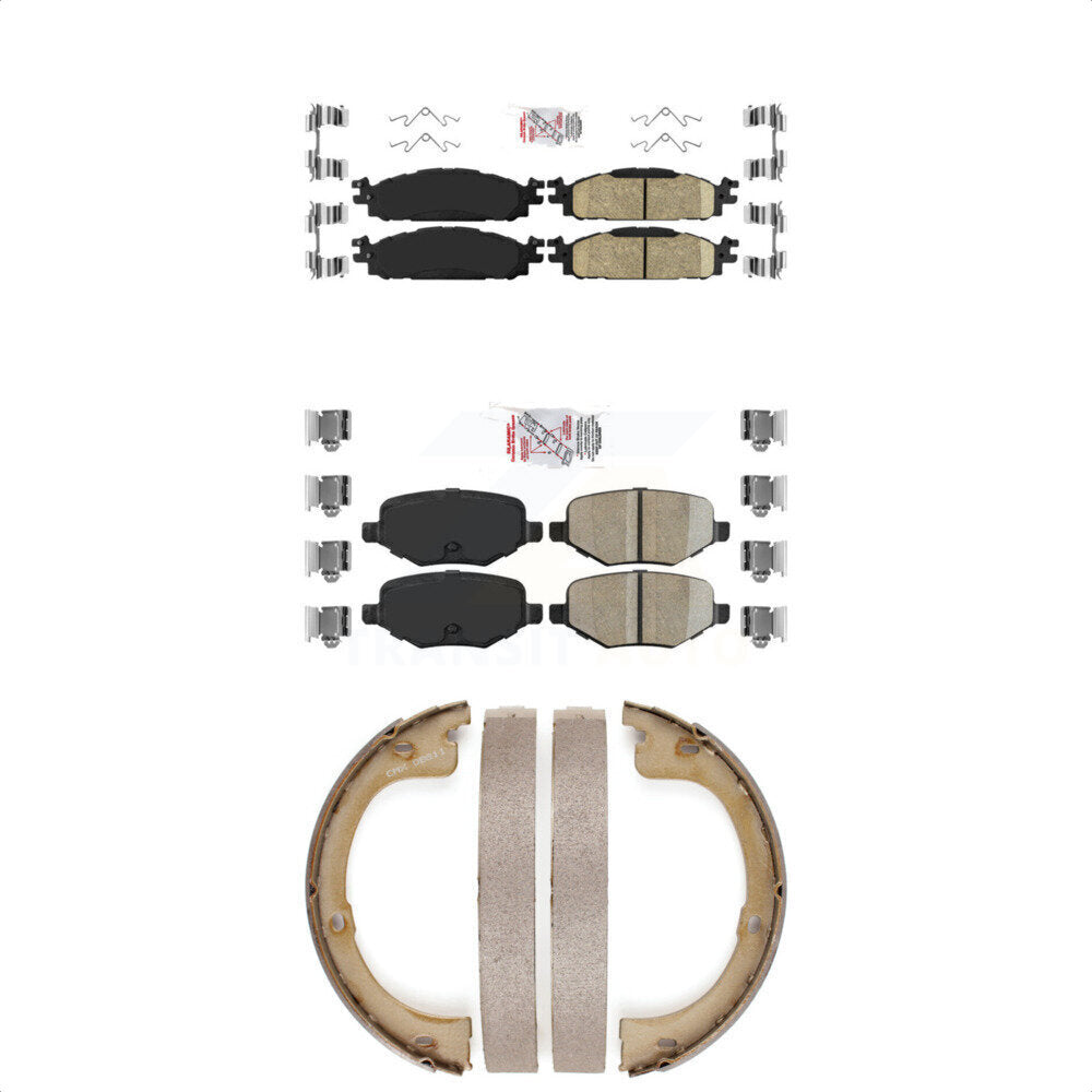 Transit Auto KNN-101105 Disc Brake Pad for 2010-2012 Lincoln MKT - Front and Rear