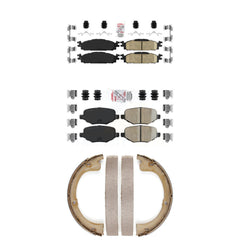 Transit Auto KNN-101106 Disc Brake Pad for 2010-2012 Lincoln MKT - Front and Rear