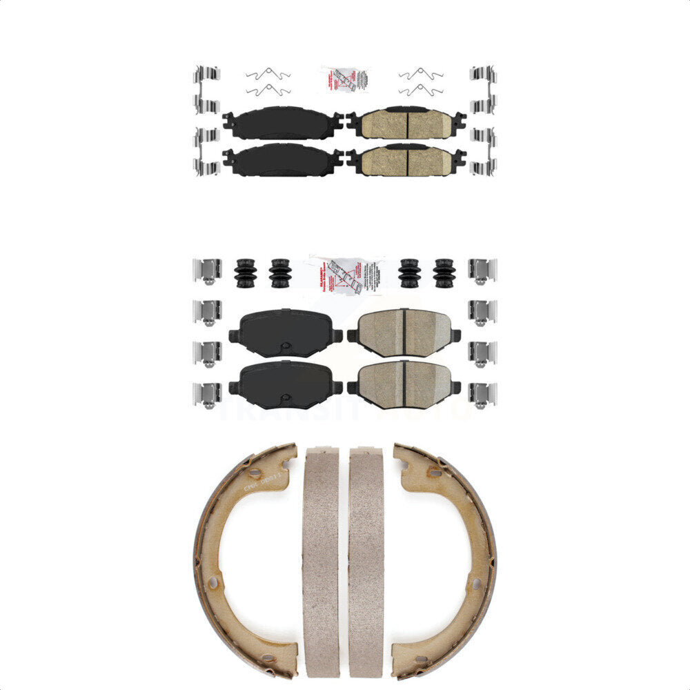 Transit Auto KNN-101107 Disc Brake Pad for 2010-2012 Lincoln MKT - Front and Rear