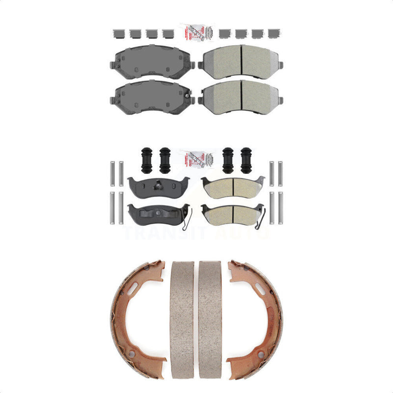 Transit Auto KNN-101108 Disc Brake Pad for 2003-2007 Jeep Liberty - Front and Rear