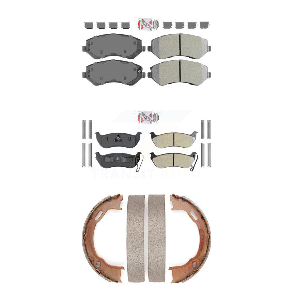 Transit Auto KNN-101110 Disc Brake Pad for 2003-2007 Jeep Liberty - Front and Rear