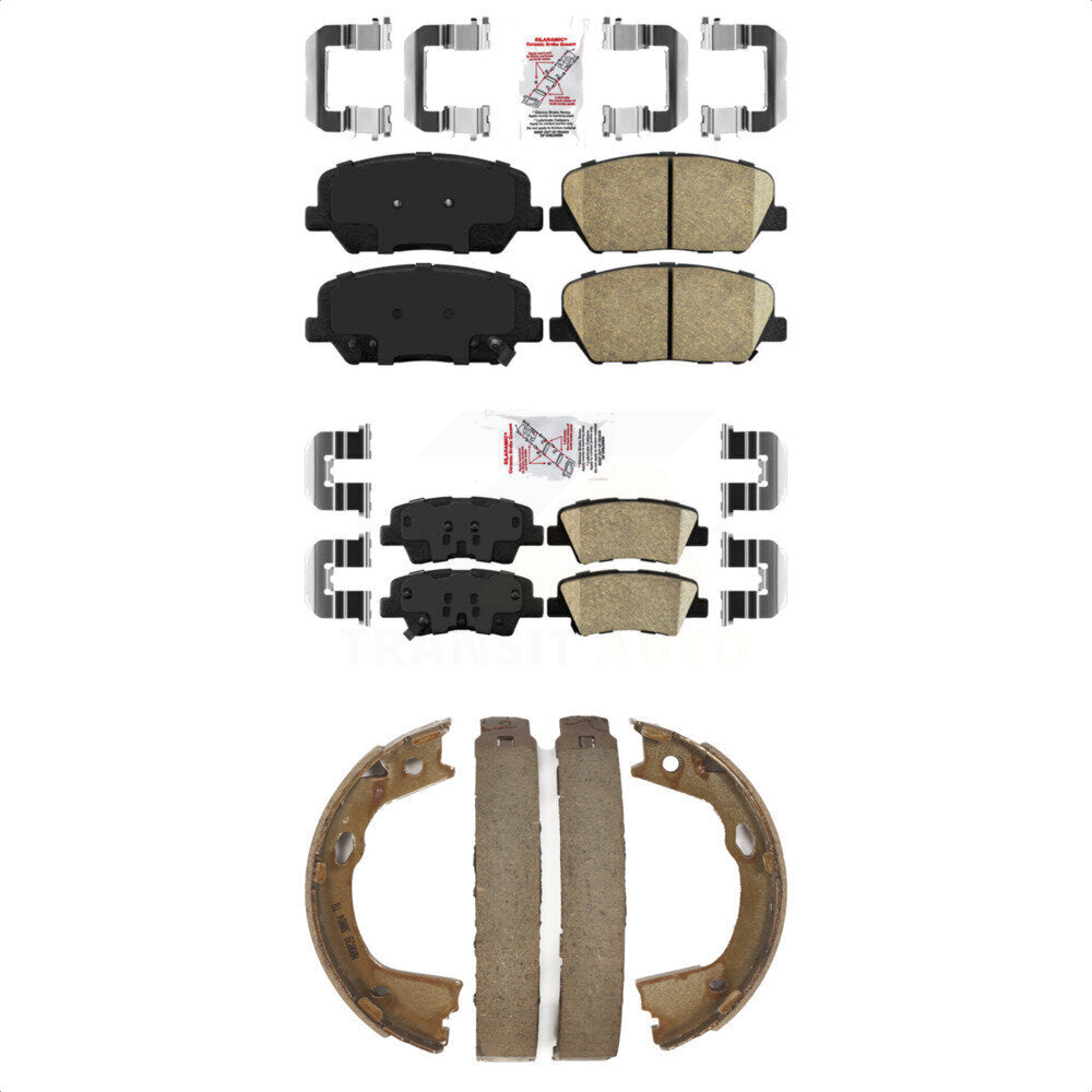 Transit Auto KNN-101116 Disc Brake Pad for 2013 Kia Optima - Front and Rear