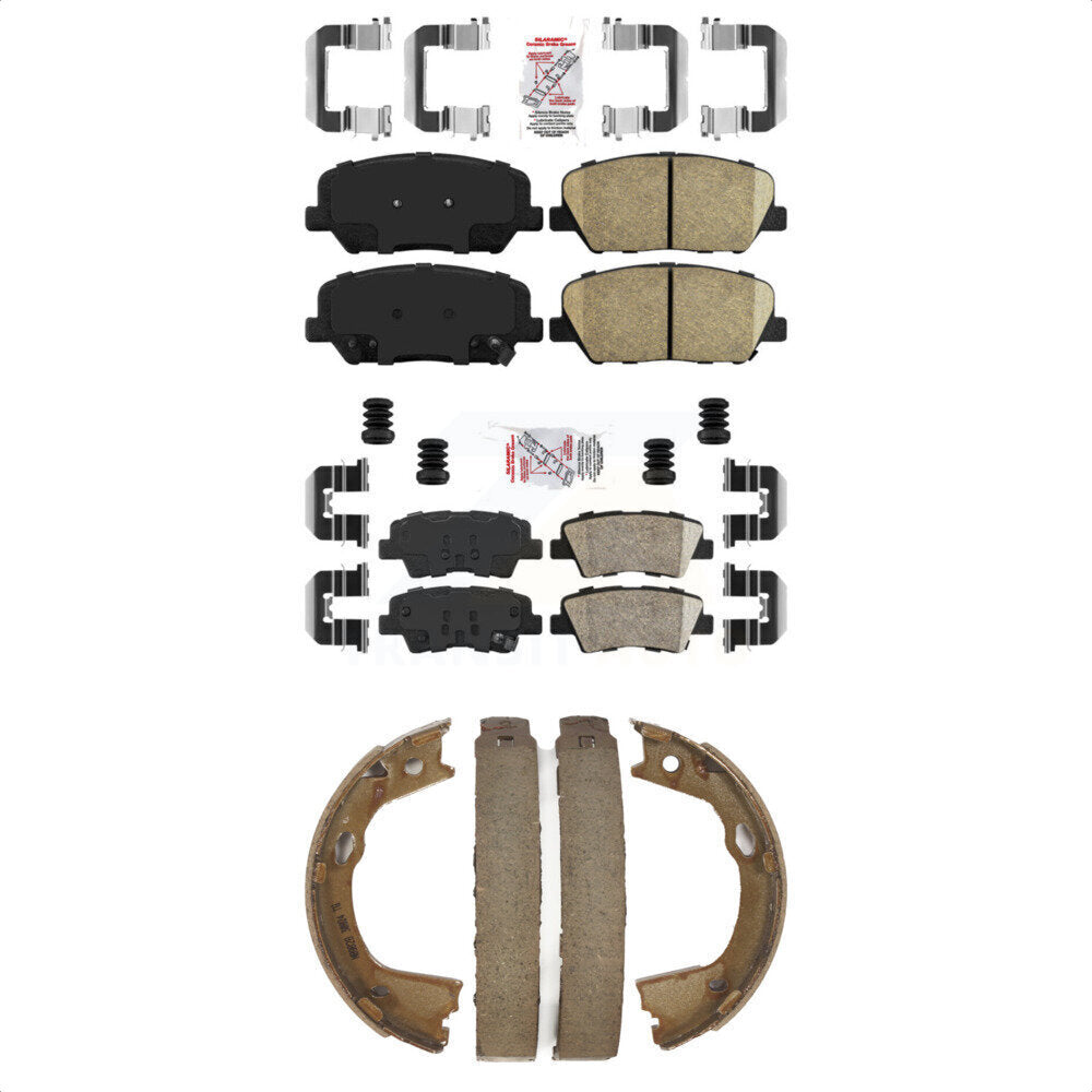 Transit Auto KNN-101117 Disc Brake Pad for 2011-2013 Kia Optima - Front and Rear