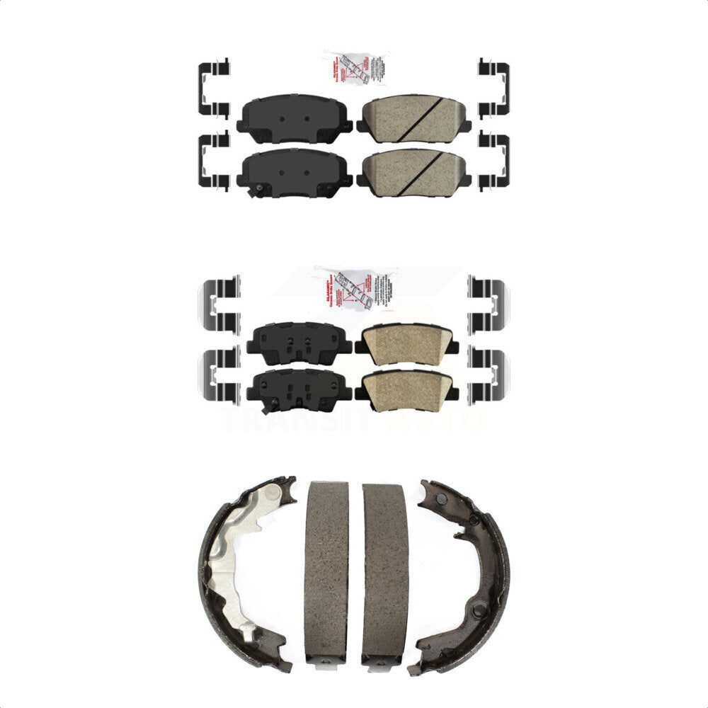 Transit Auto KNN-101120 Disc Brake Pad for 2014 Kia Forte Koup - Front and Rear