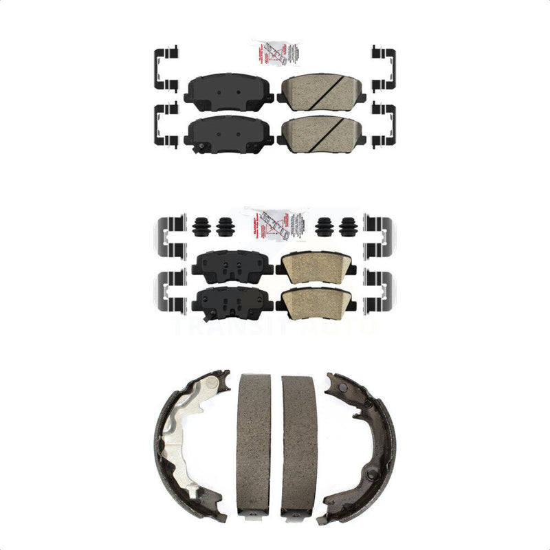 Transit Auto KNN-101123 Disc Brake Pad for 2014 Kia Forte Koup - Front and Rear
