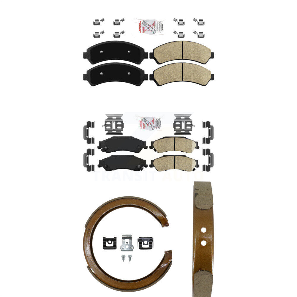 Transit Auto KNN-101137 Disc Brake Pad for 1997-2005 Chevrolet S10, GMC Sonoma and More - Front and Rear