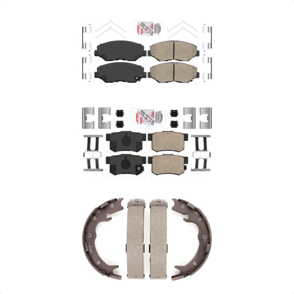 Transit Auto KNN-101145 Disc Brake Pad for 2002-2011 Honda Element, Honda CR-V - Front and Rear