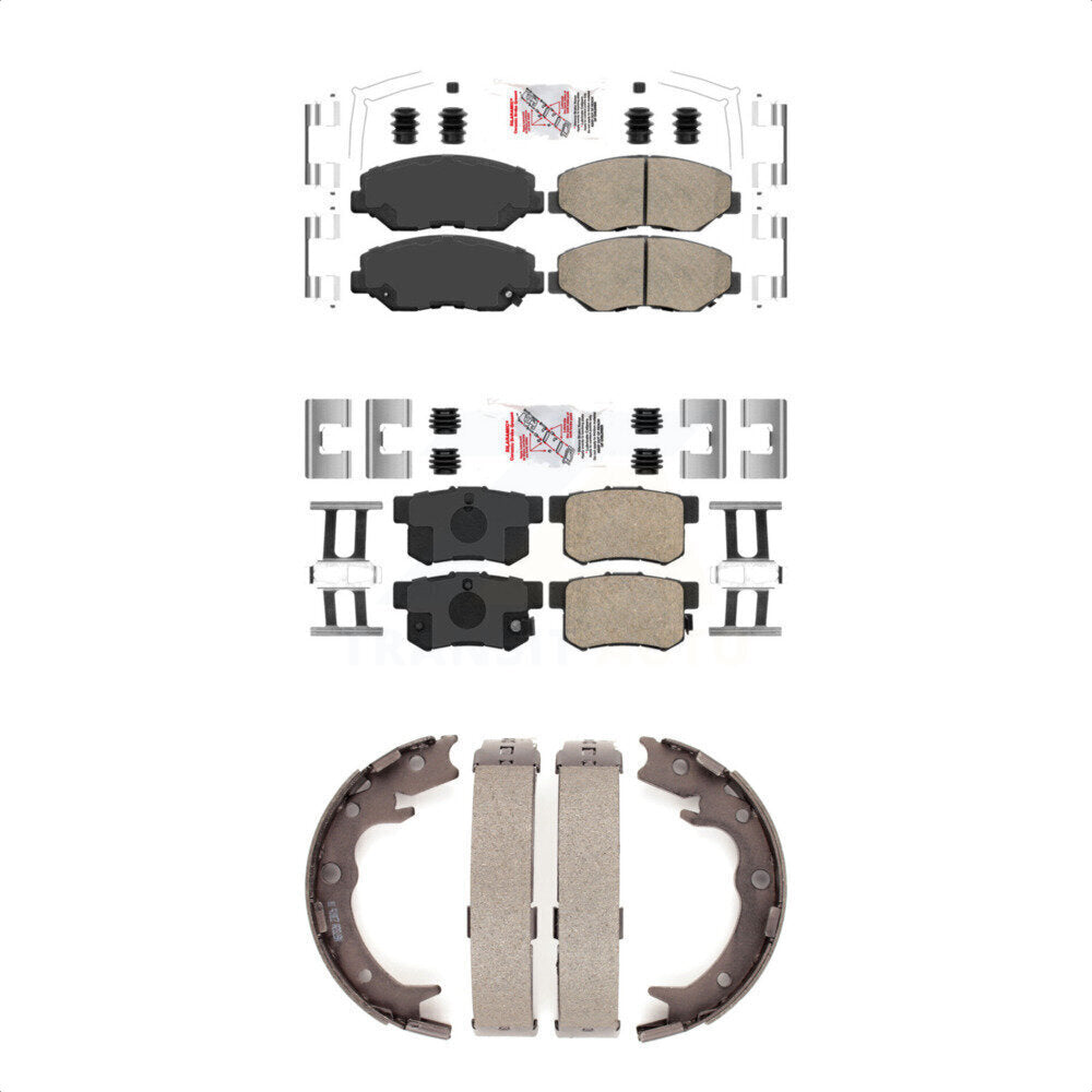 Transit Auto KNN-101146 Disc Brake Pad for 2002-2011 Honda Element, Honda CR-V - Front and Rear