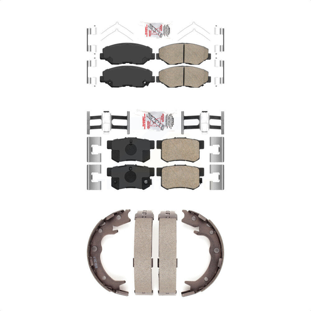Transit Auto KNN-101147 Disc Brake Pad for 2002-2011 Honda Element, Honda CR-V - Front and Rear