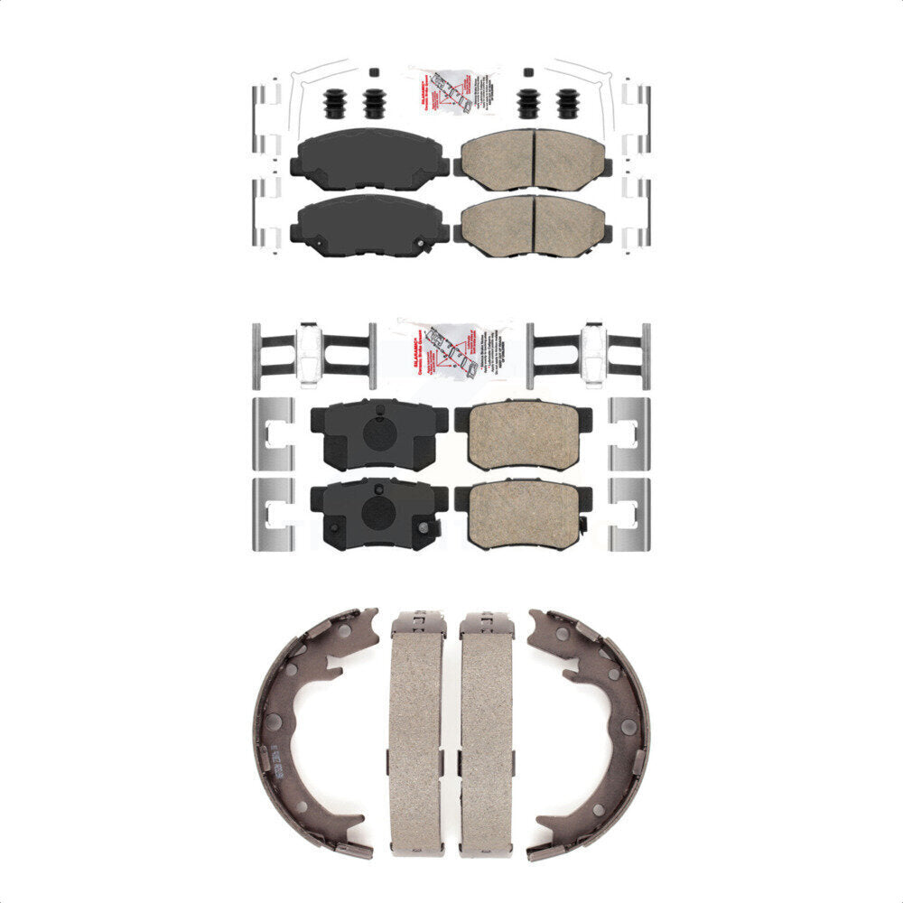 Transit Auto KNN-101148 Disc Brake Pad for 2002-2011 Honda Element, Honda CR-V - Front and Rear