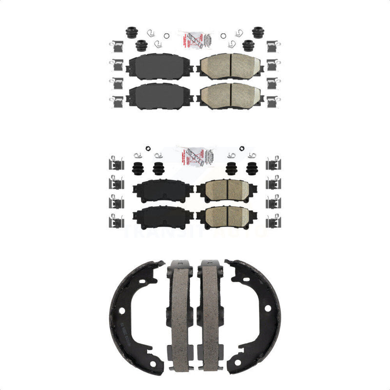 Transit Auto KNN-101153 Disc Brake Pad for 2012-2018 Toyota Prius V - Front and Rear