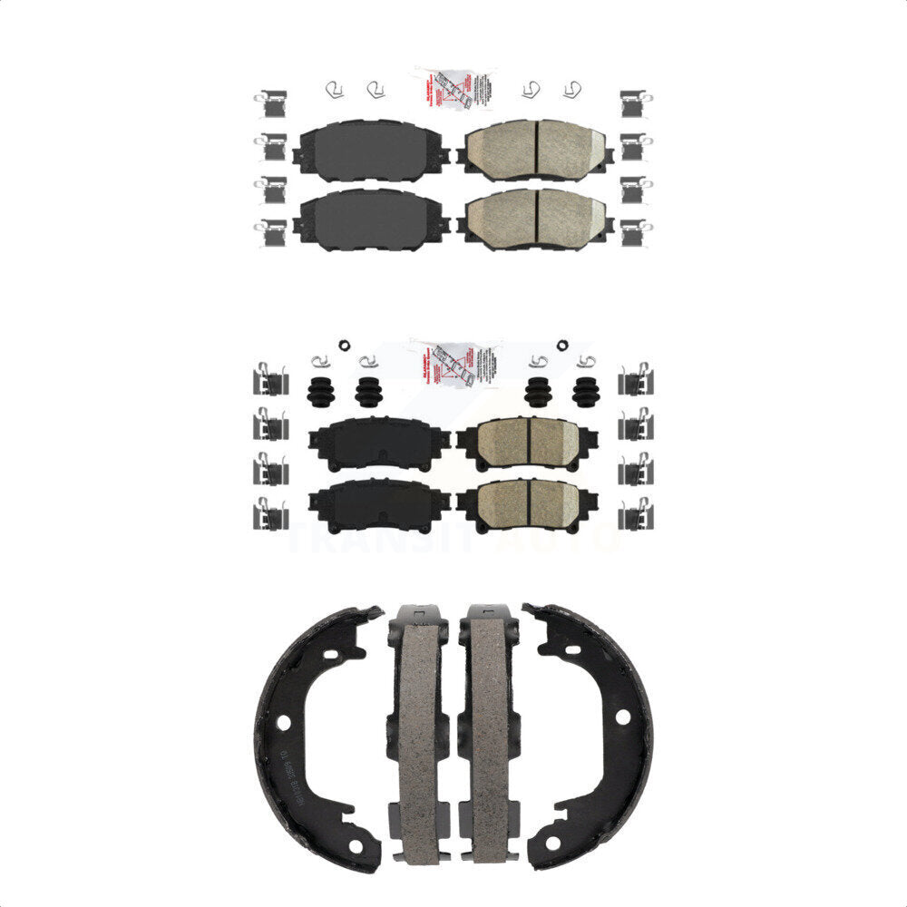 Transit Auto KNN-101154 Disc Brake Pad for 2012-2018 Toyota Prius V - Front and Rear