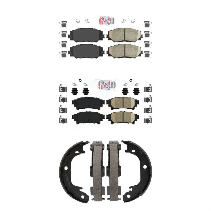 Transit Auto KNN-101154 Disc Brake Pad for 2012-2018 Toyota Prius V - Front and Rear