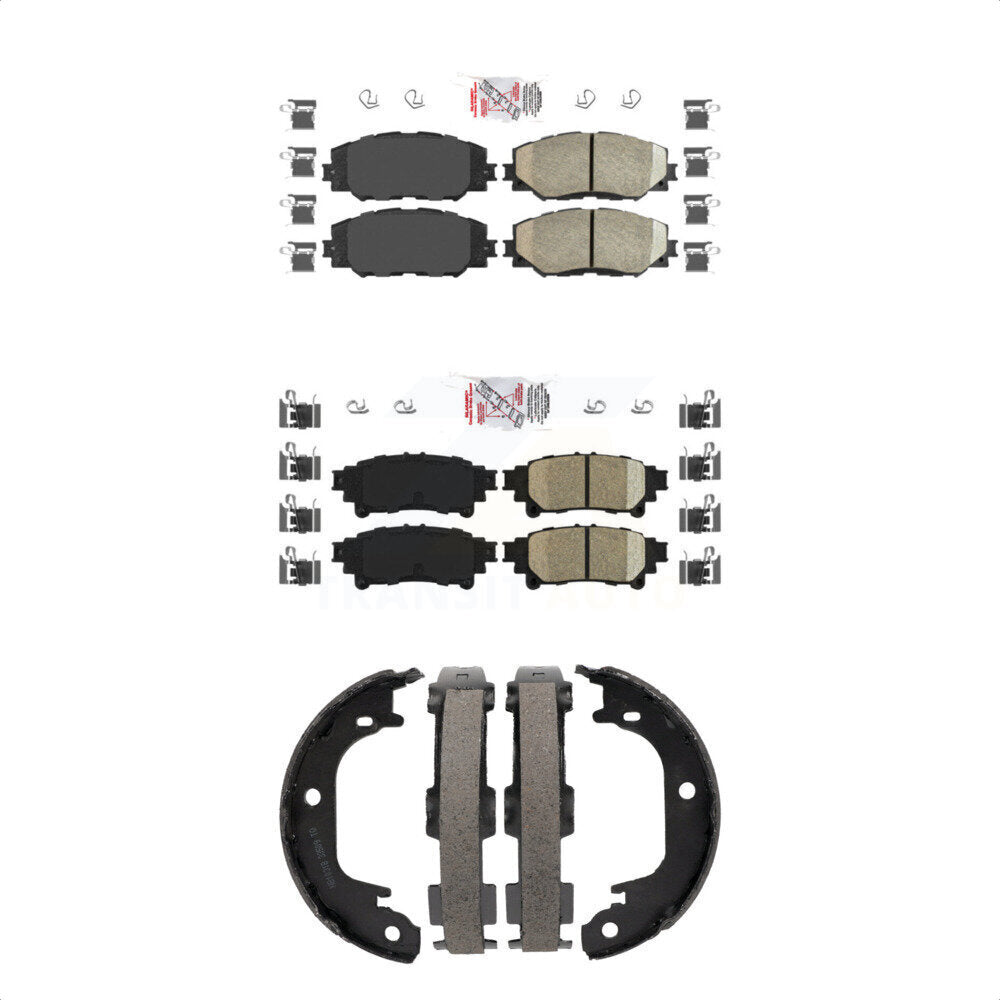 Transit Auto KNN-101156 Disc Brake Pad for 2012-2018 Toyota Prius V - Front and Rear