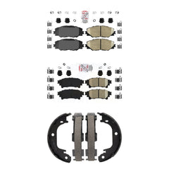 Transit Auto KNN-101157 Disc Brake Pad for 2016-2020 Toyota Mirai - Front and Rear