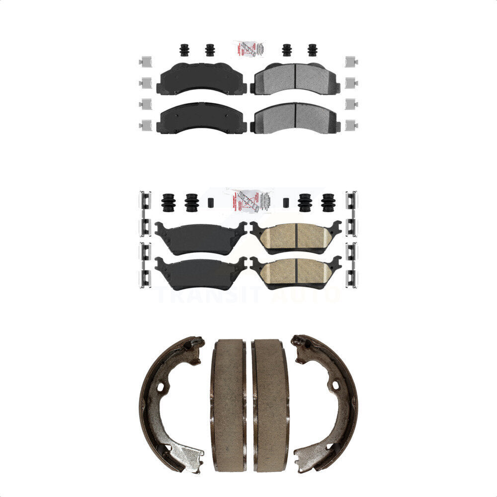 Transit Auto KNN-101166 Disc Brake Pad for 2012-2017 Ford F-150 - Front and Rear