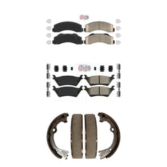 Transit Auto KNN-101169 Disc Brake Pad for 2012-2017 Ford F-150 - Front and Rear