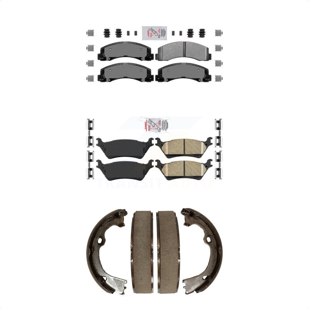 Transit Auto KNN-101174 Disc Brake Pad for 2018-2020 Ford F-150 - Front and Rear