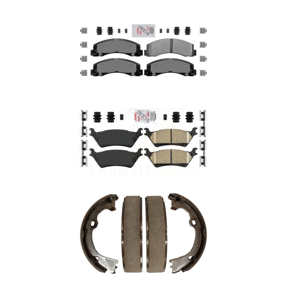 Transit Auto KNN-101180 Disc Brake Pad for 2018-2020 Ford F-150 - Front and Rear