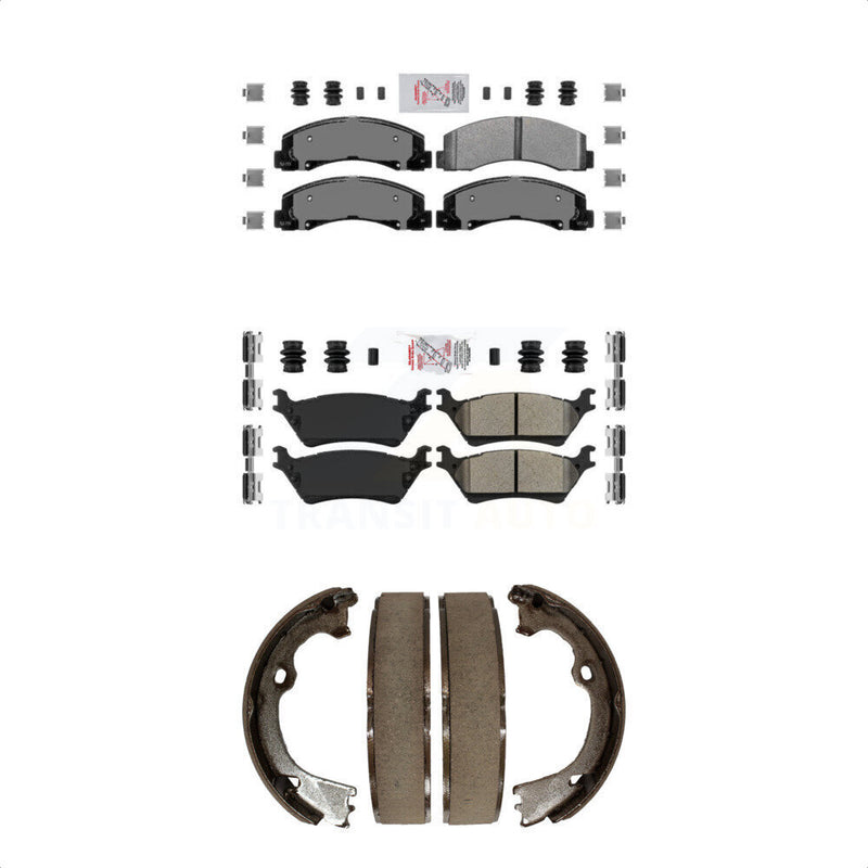 Transit Auto KNN-101182 Disc Brake Pad for 2018-2020 Ford F-150 - Front and Rear